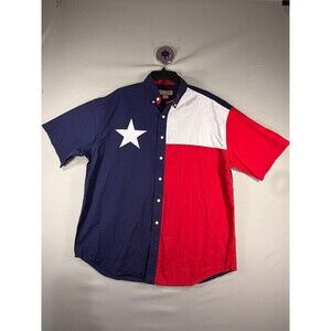 Sun River Clothing Co Men’s LG TEXAS Short Sleeve Button Down Casual Shirt